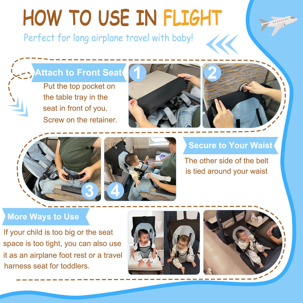 MueKeesam baby airplane bed machine washable for easy cleanup.