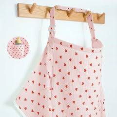 MUGVELL arch-neckline nursing cover for private feeding with breathable comfort.