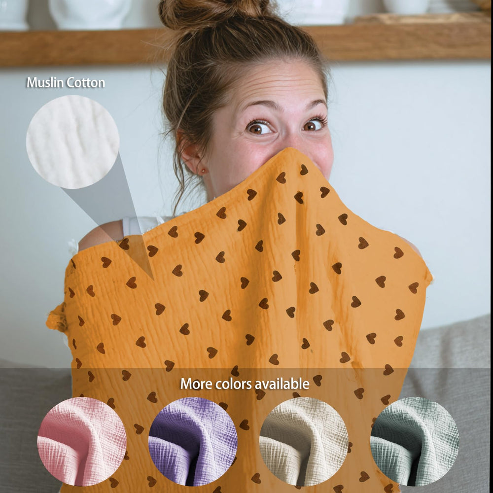 MUGVELL Muslin Nursing Cover compact folded for easy on-the-go storage