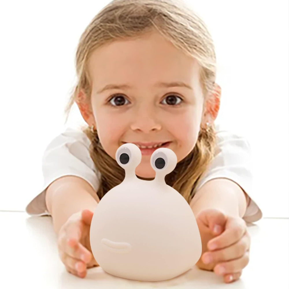 MUID slug night light classroom use image emphasizes durable silicone for shared spaces