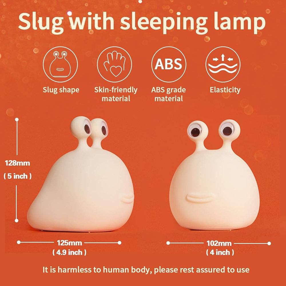MUID slug night light kid room scene shows drop-resistant silicone and portable design