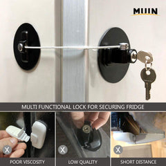 MUIN one-handed operation enables easy securing with built-in lock.