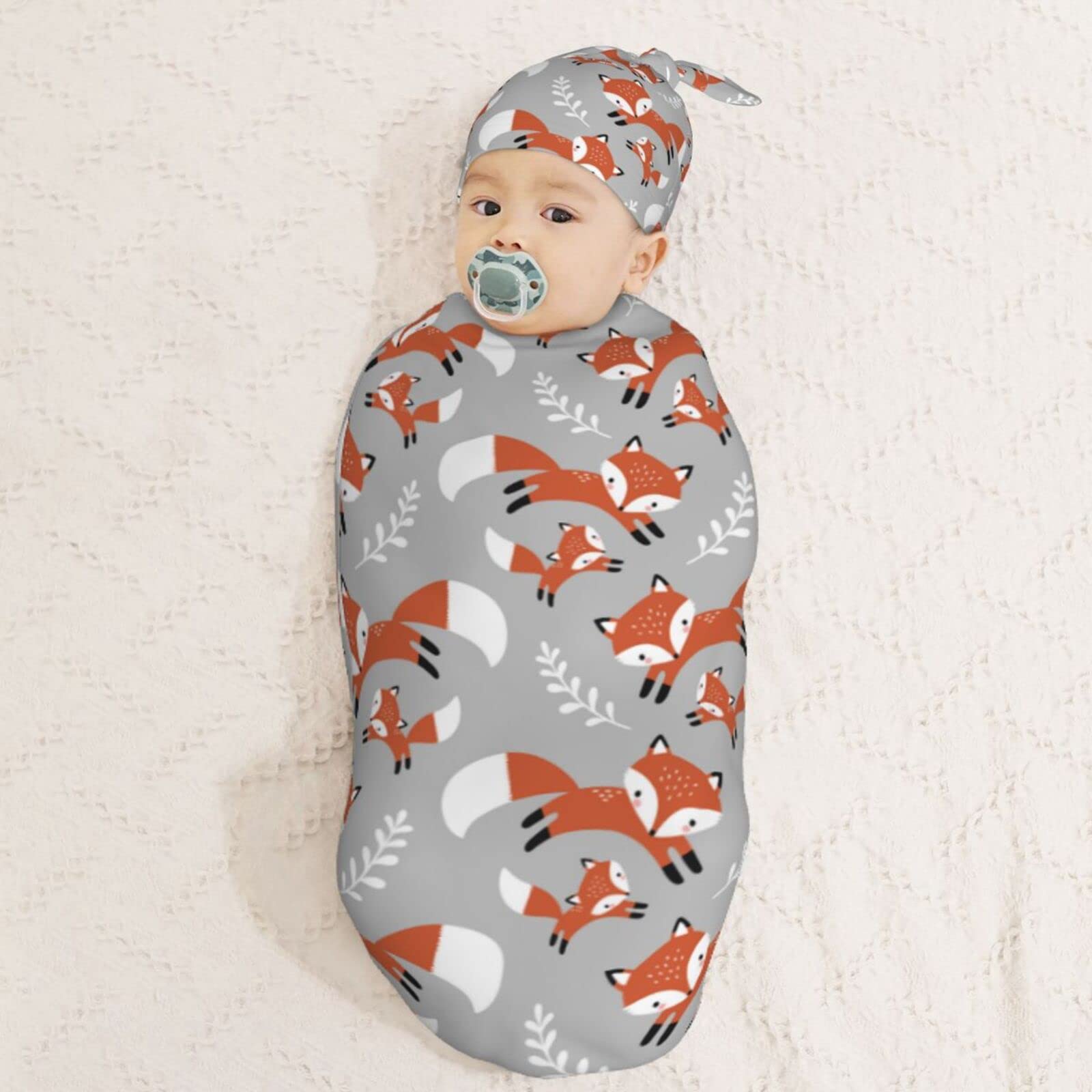Muishi baby shower gift forest foxes pattern makes a thoughtful gift and photo prop