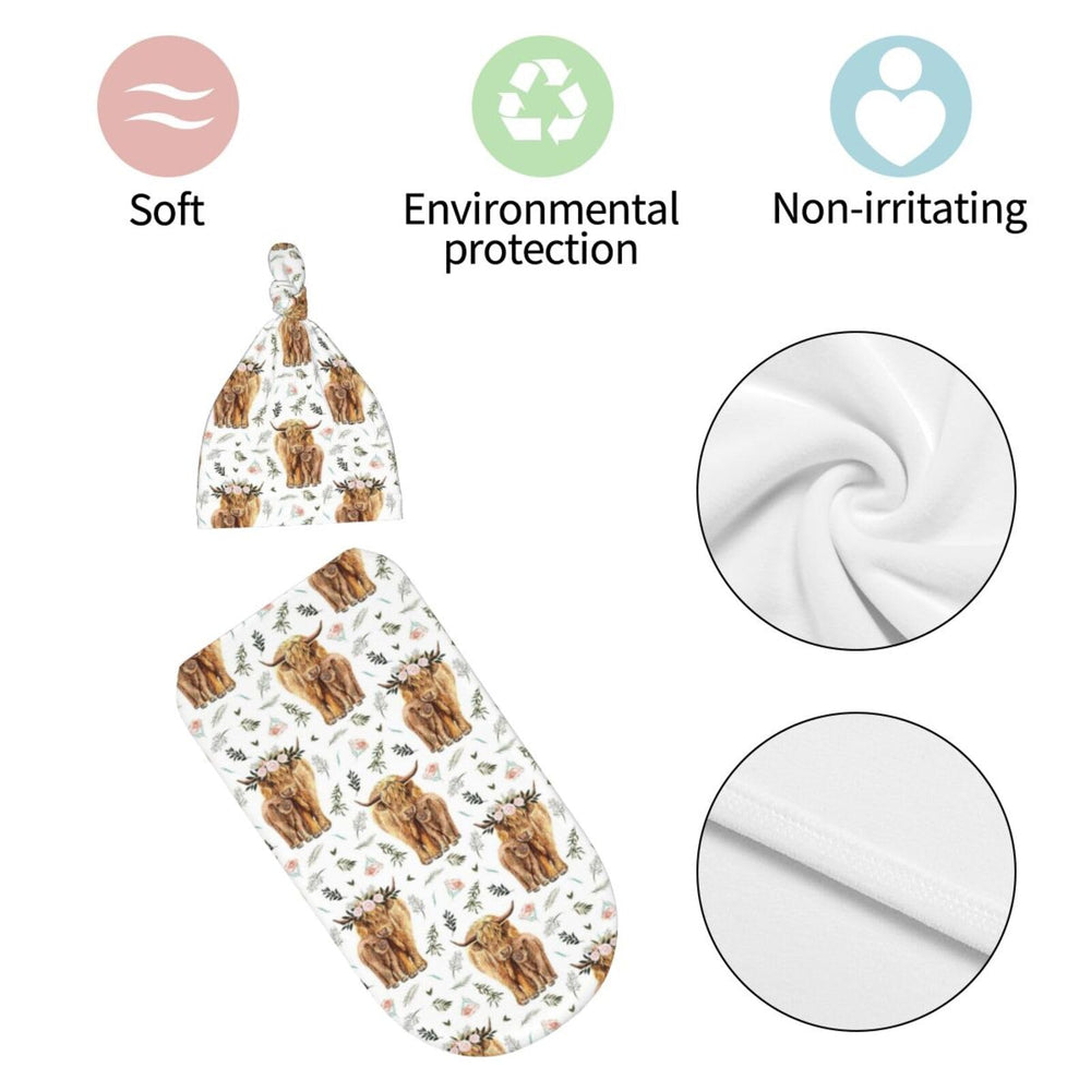 Muitanerkd Four seasons-friendly swaddle demonstrated for year-round comfort.