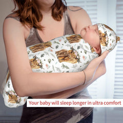 Muitanerkd Newborn Swaddle Set packaged image suggests easy gifting.