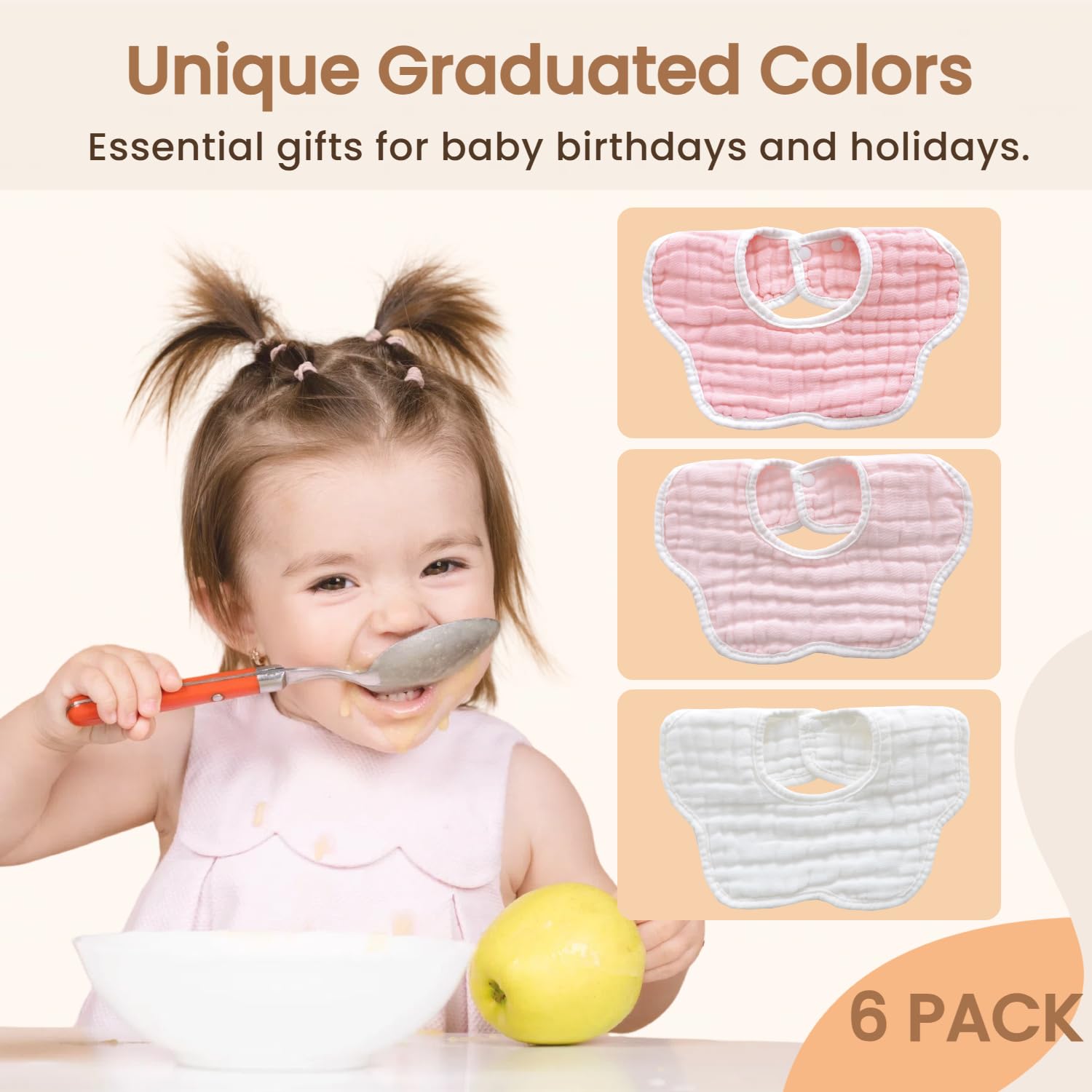 MUKIN gradient pink front view shows cheerful design for everyday use