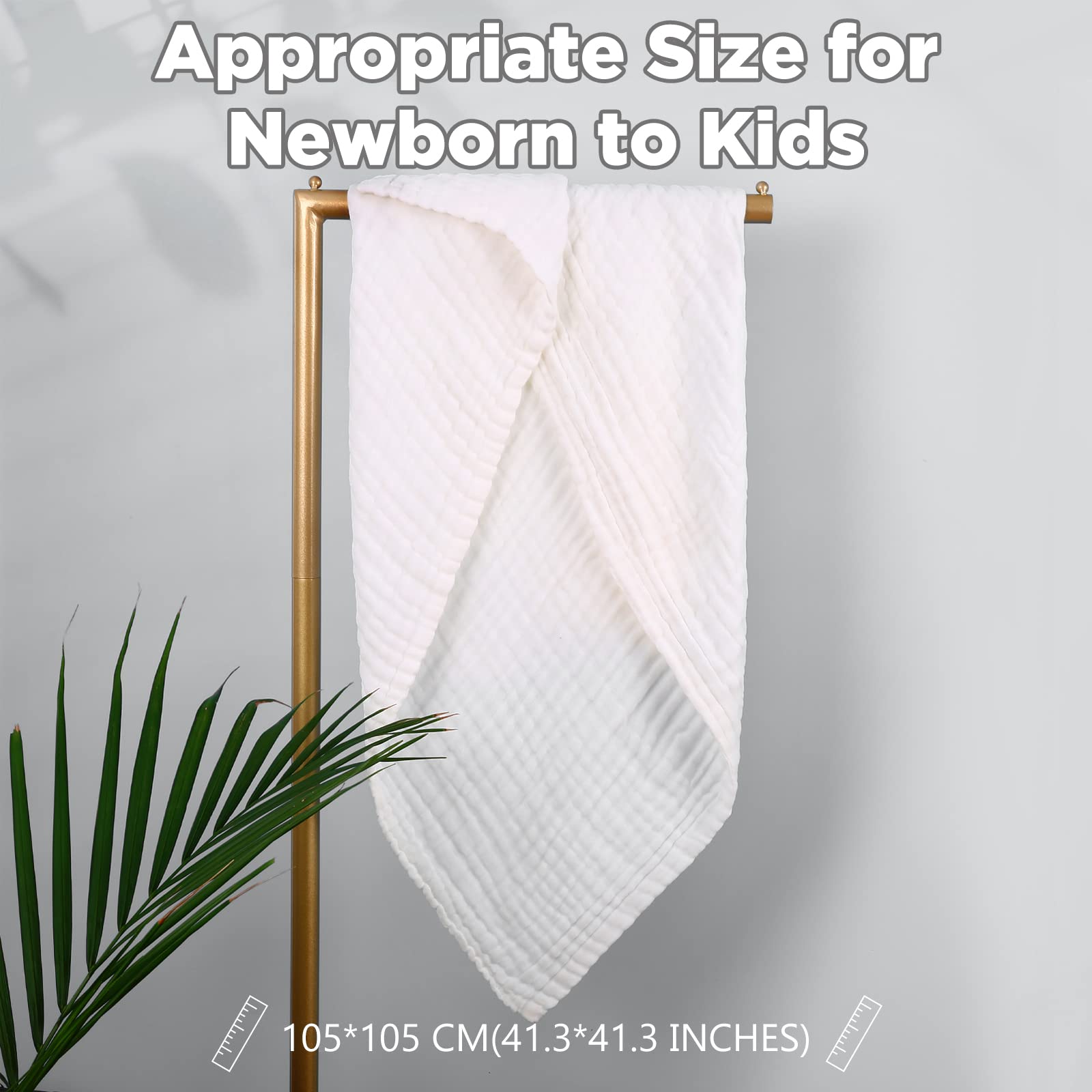 MUKIN baby towels honeycomb embossing highlights fast absorption