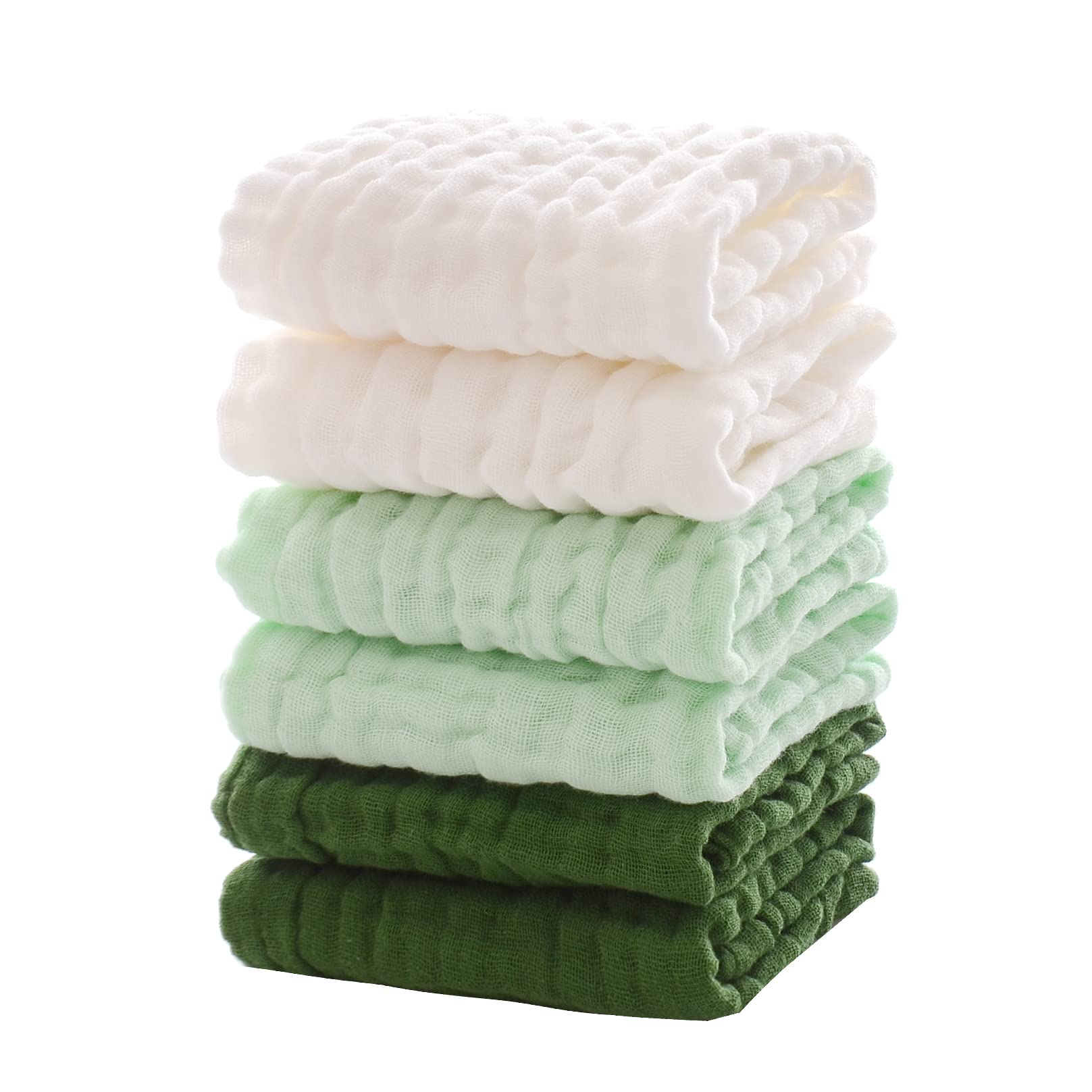 MUKIN baby washcloths close up showing soft texture for newborns