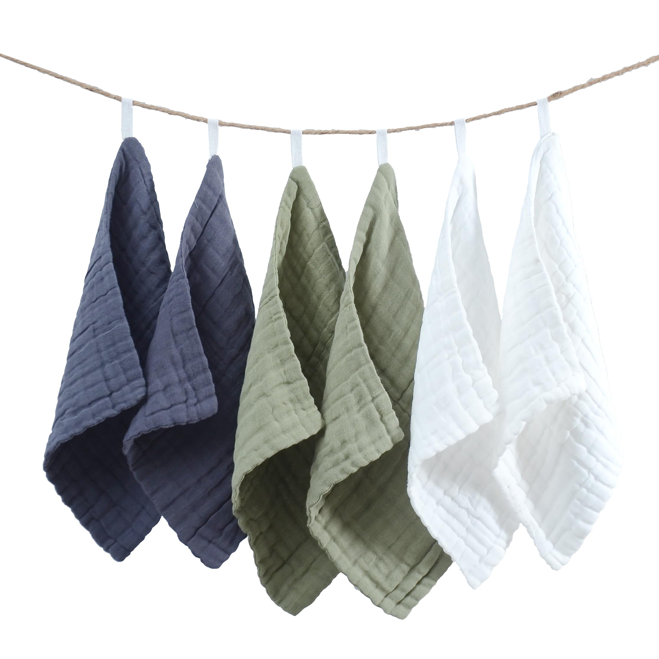 MUKIN easy care washcloths: machine wash and dry ready