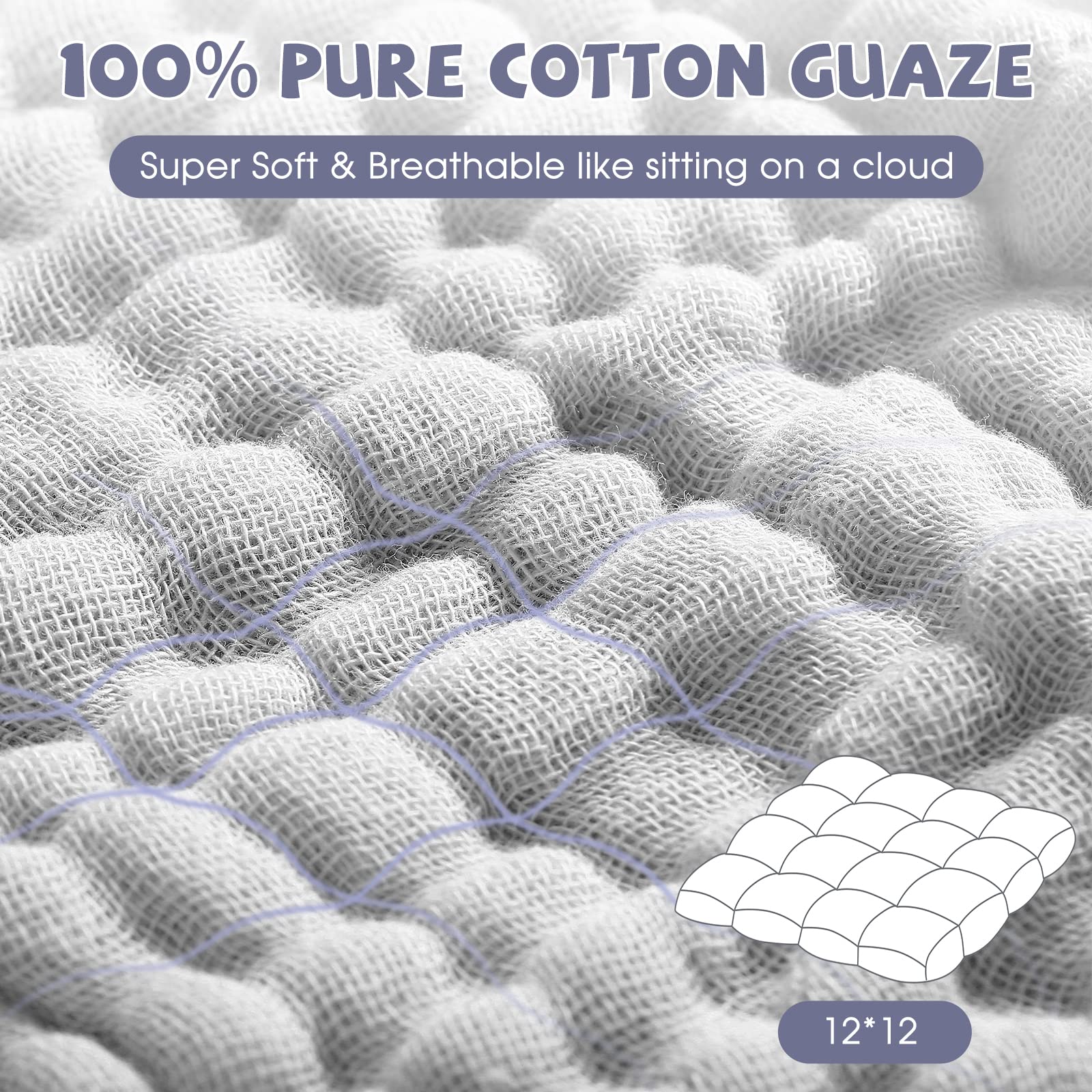MUKIN baby washcloths with hanging loop for easy storage and drying.