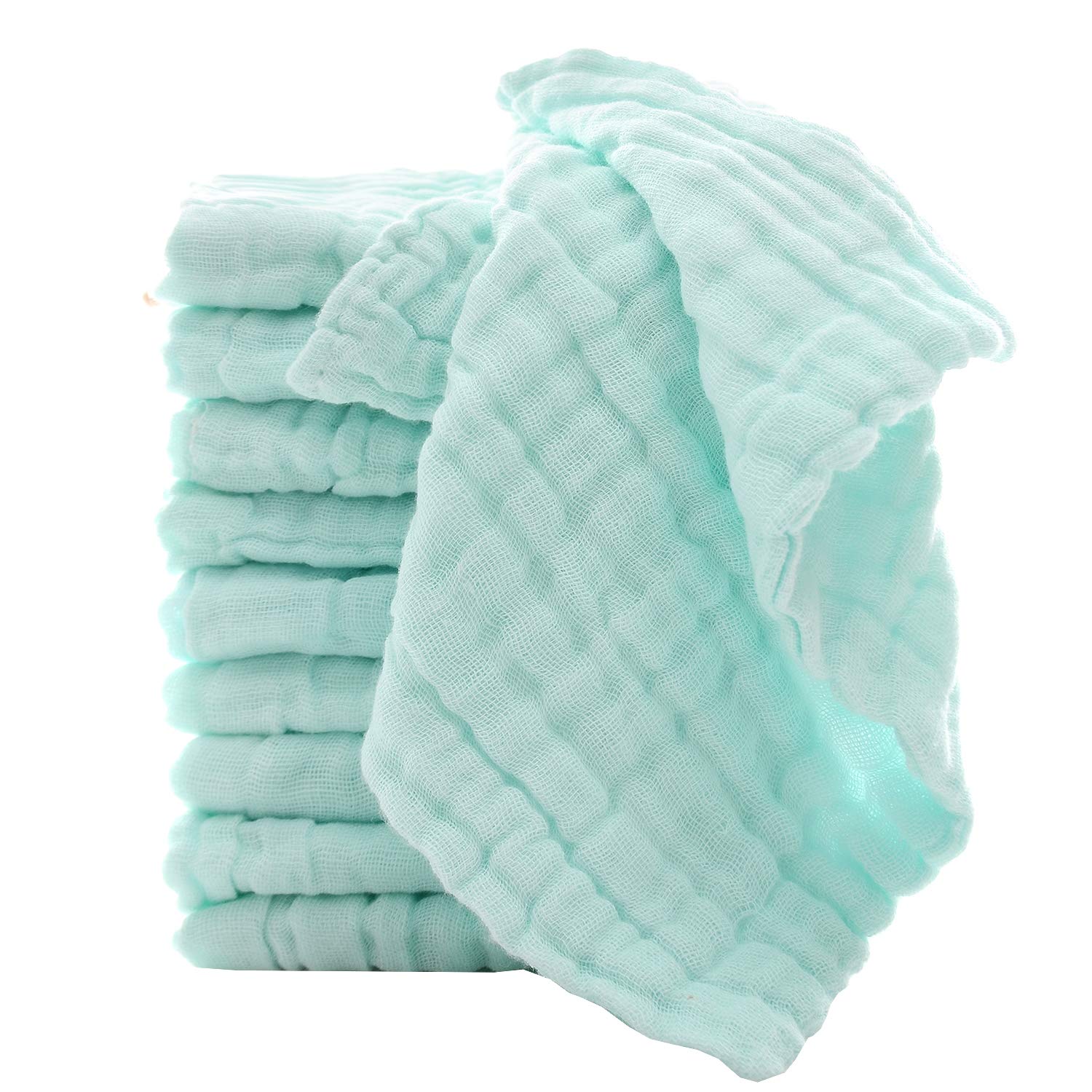 MUKIN washcloths machine washable for easy cleanup.