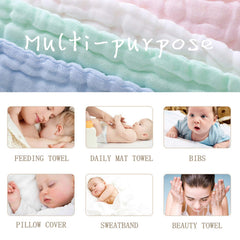 MUKIN washcloths multicolor bundle ready for soft bath time.