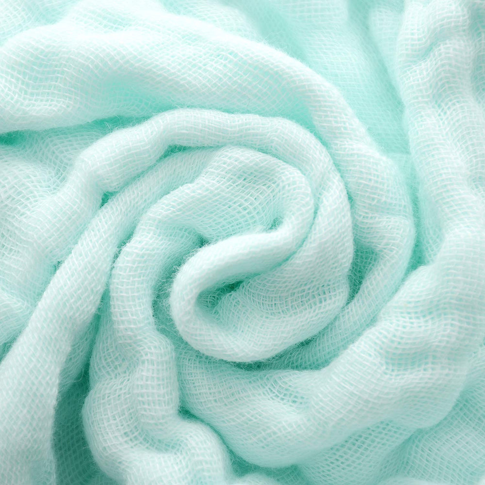 MUKIN natural cotton washcloths provide safe, chemical-free care for baby.