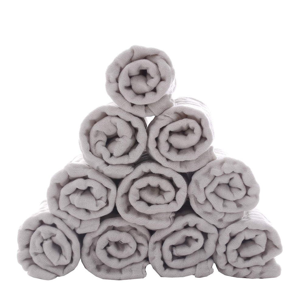 MUKIN six-layer thick washcloths for absorbent cleaning