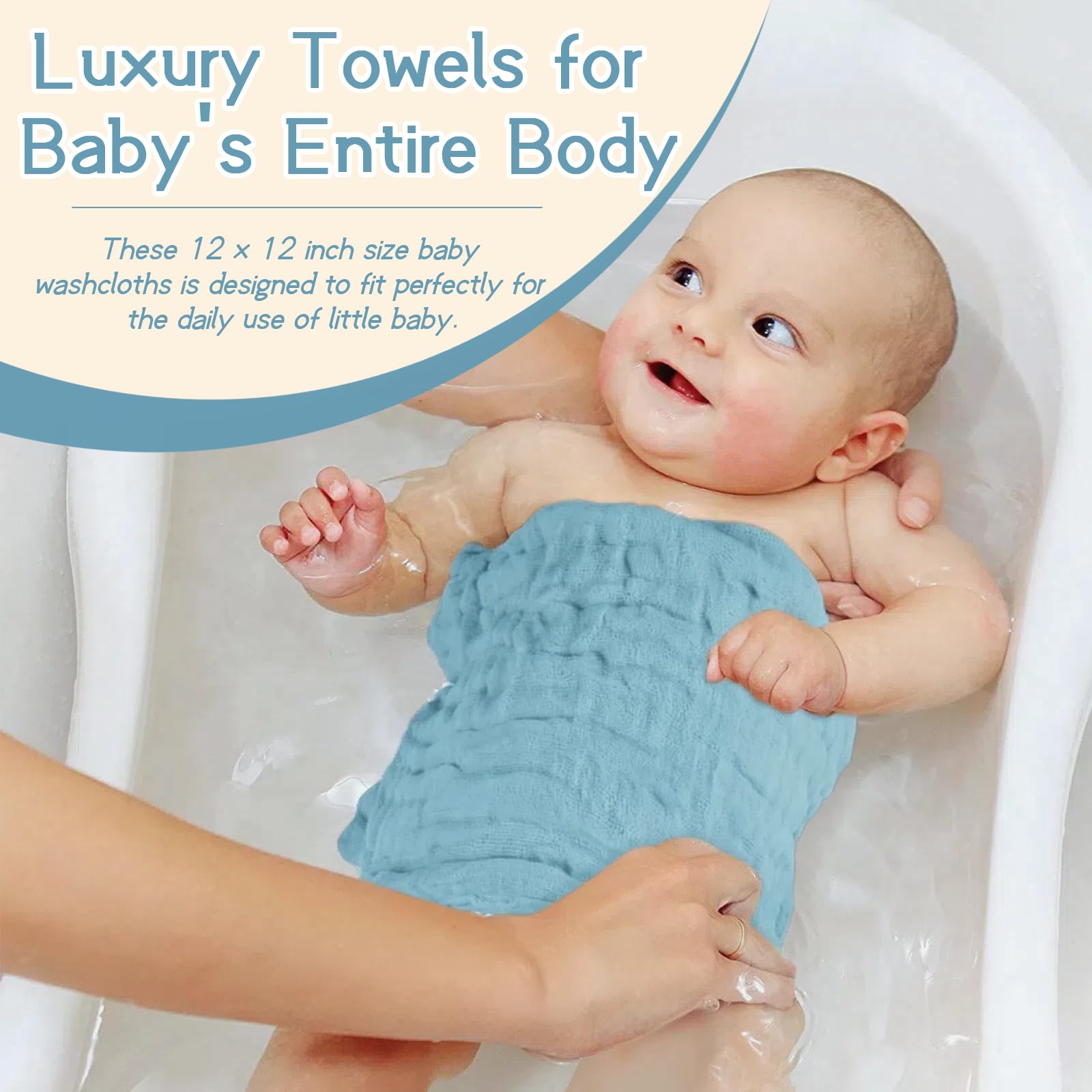 MUKIN burp cloth white offering absorbent protection during feeds