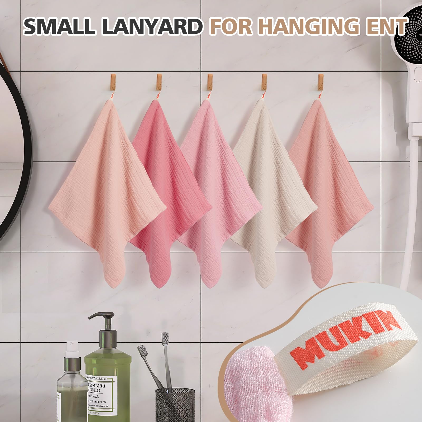 MUKIN cloths are machine washable and durable between washes.
