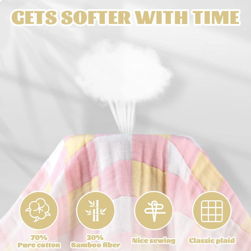 MUKIN blanket in stroller shows versatile use for on-the-go comfort.