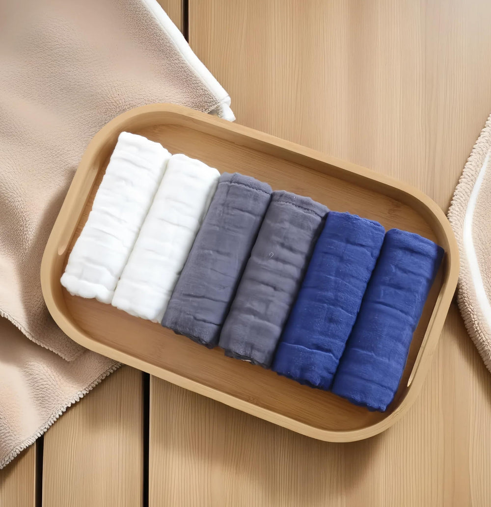 MUKIN small baby washcloths nursery-bath-time ideal for gentle cleansing during baths