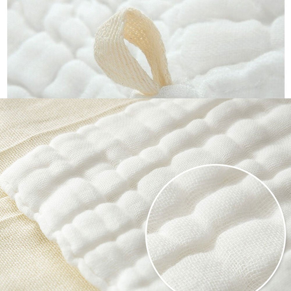 MUKIN washcloth multipurpose for burping and cleaning.