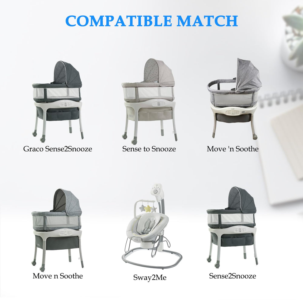 MULTIM charger compatible with Graco Sense2Soothe shows universal fit and safe charging