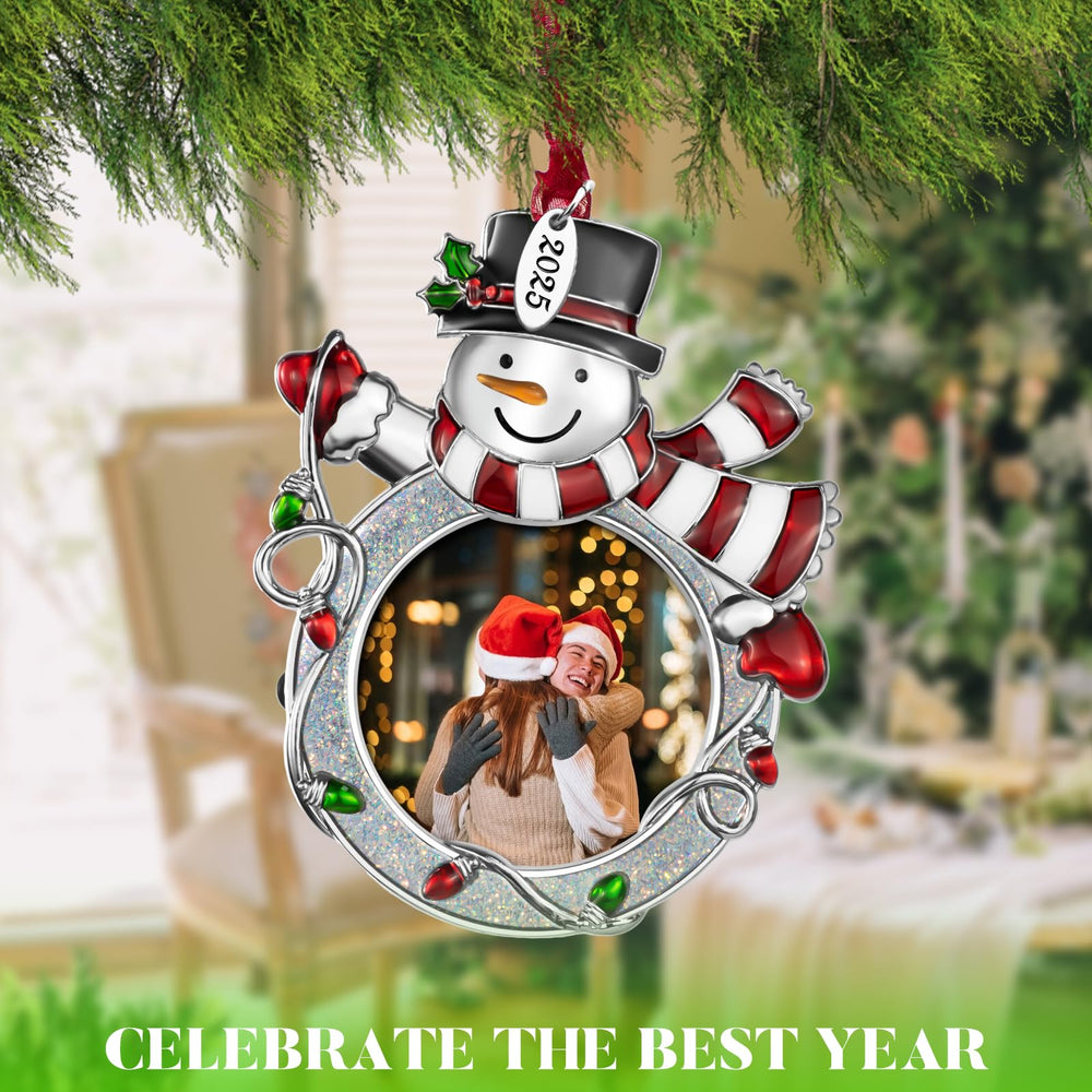 Mulumu red ribbon loop displayed for easy hanging on tree, windows, or wreaths.