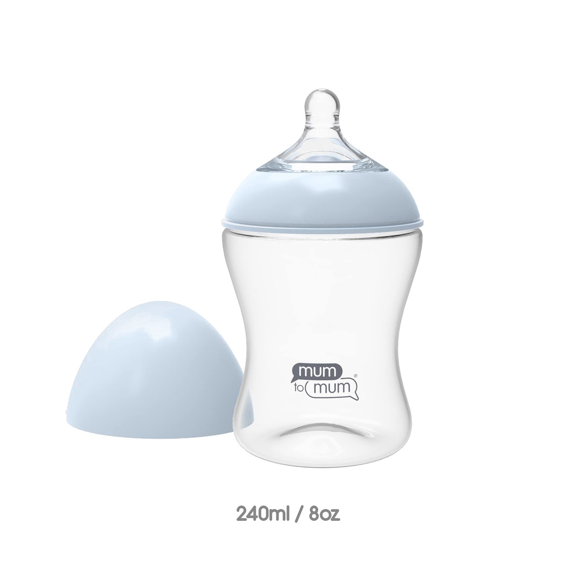 Mum to Mum extra-soft latch nipple supports comfortable feeding.