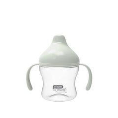 Mum to Mum spout cup 5oz close-up shows soft silicone spout