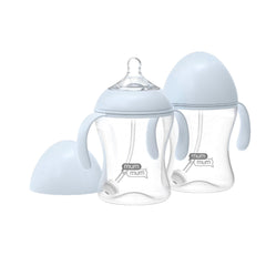 Mum to Mum self grip bottle 8oz with L-flow nipple supports easy feeding transition.
