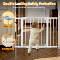 Mumeasy auto-close feature demonstrates 90-degree swing with hands-free closure.