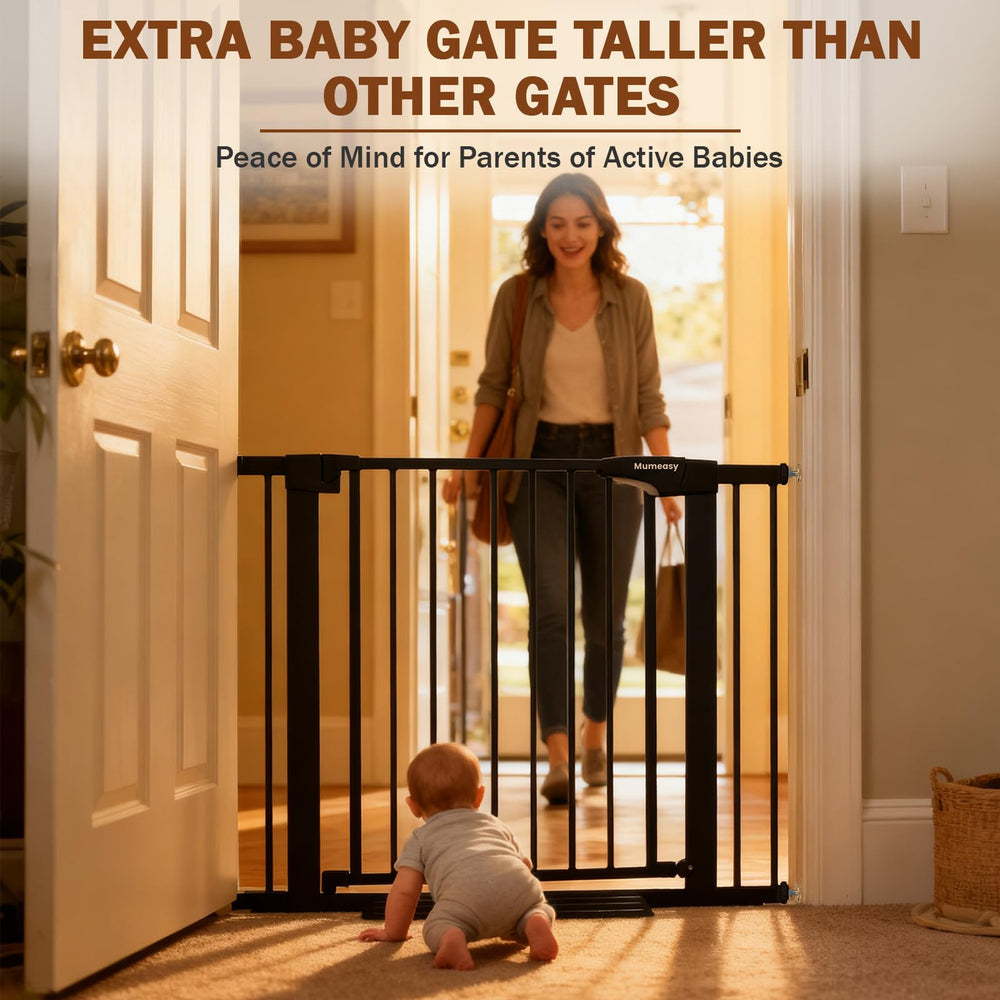 Mumeasy dual-safety lock provides reliable child and pet access control.