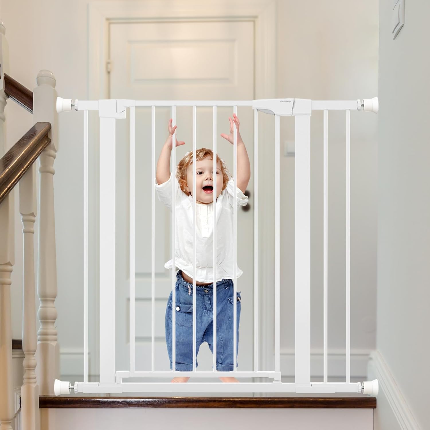Mumeasy stair and door protection setup for high-traffic areas.
