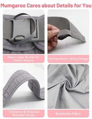 Mumgaroo adjustable shoulder strap showing even weight distribution
