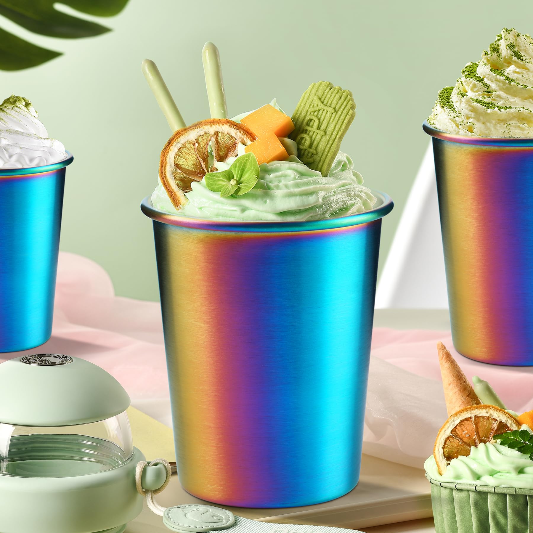 MUMIGUAN 7.8oz cups are compact, ideal for camping and picnics.