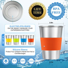 MUMIGUAN cups show color-differentiated silicone sleeves for grip and identification