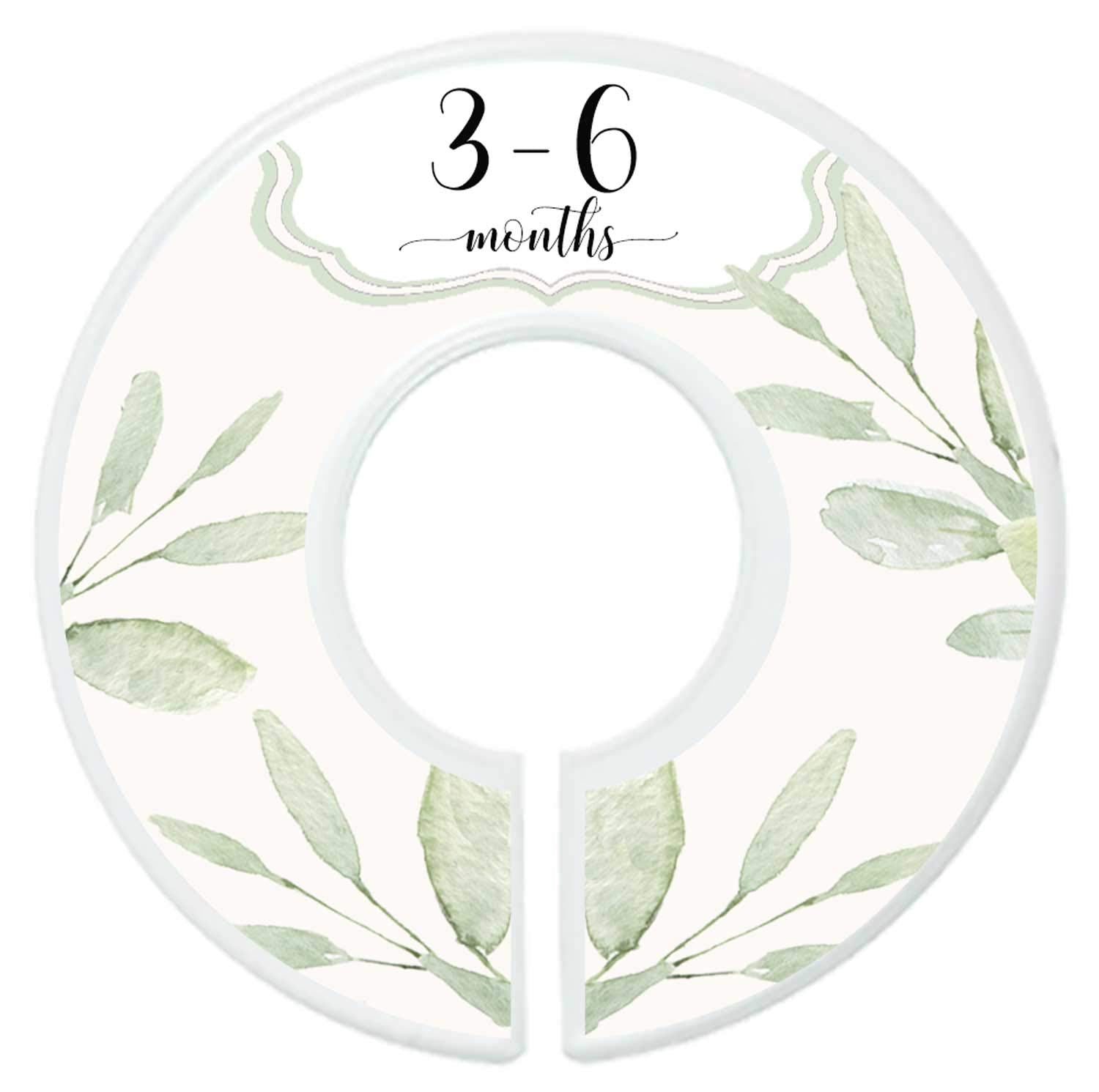 Mumsy Goose botanical close-up shows greenery motif on durable divider panels.