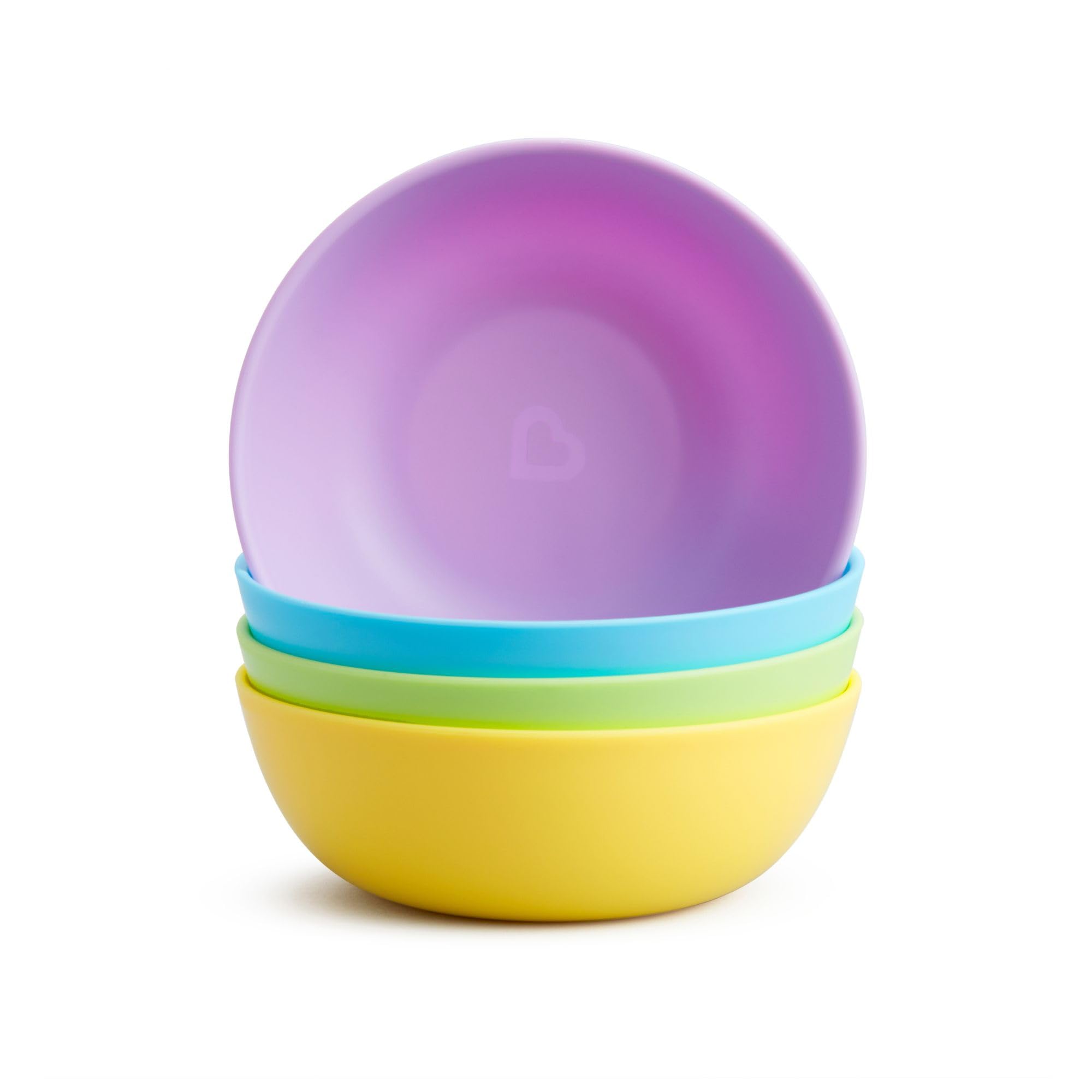 Munchkin 4-pack multi-color bowls for easy toddler meals