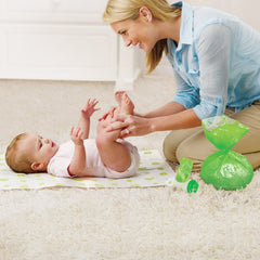Munchkin durable bags with easy separation for sturdy diaper disposal.
