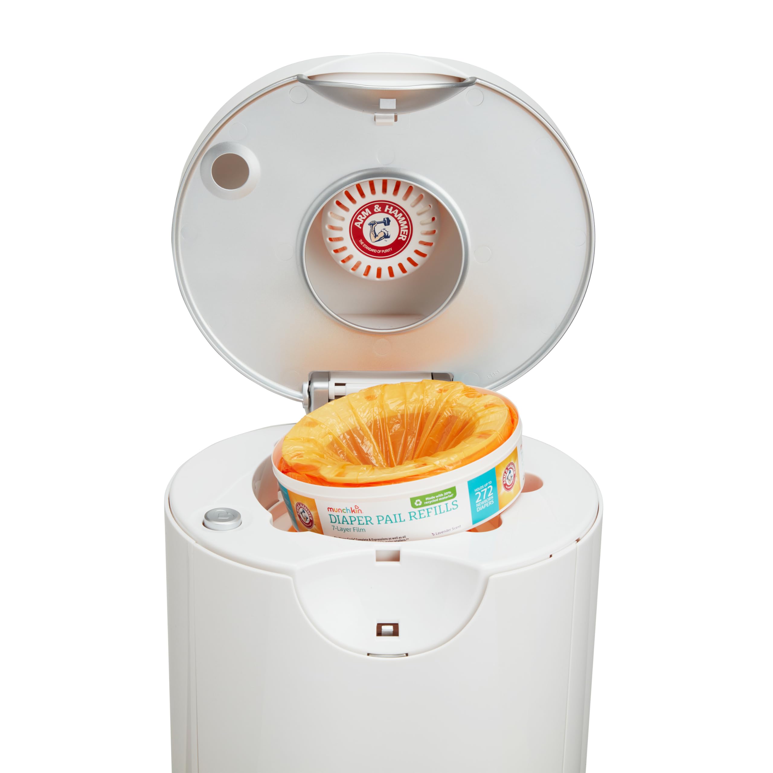 Munchkin Arm & Hammer seven-layer-film proves durable odor containment.
