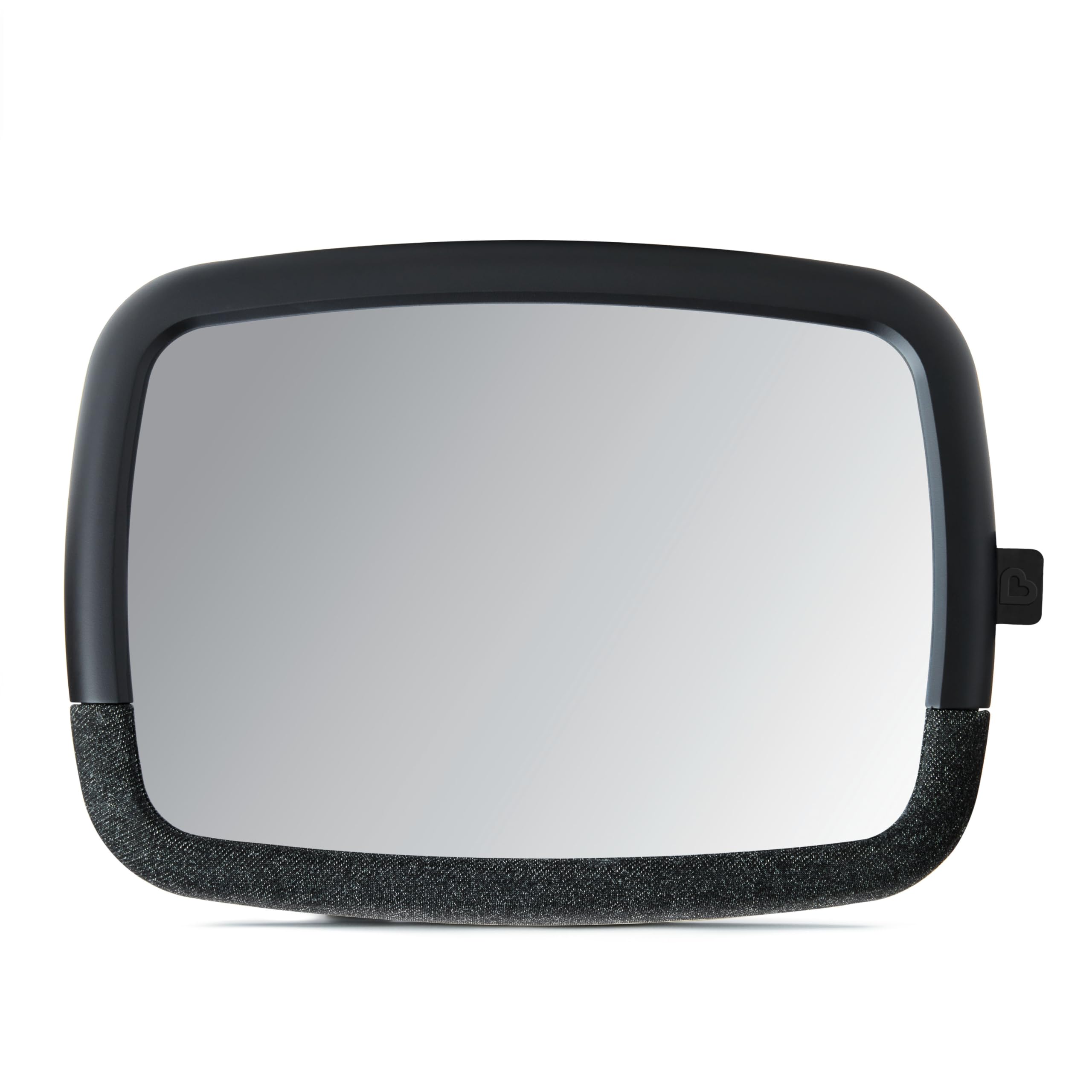 Munchkin baby car mirror with 11.25 x 8 inch view for easy rear-facing monitoring