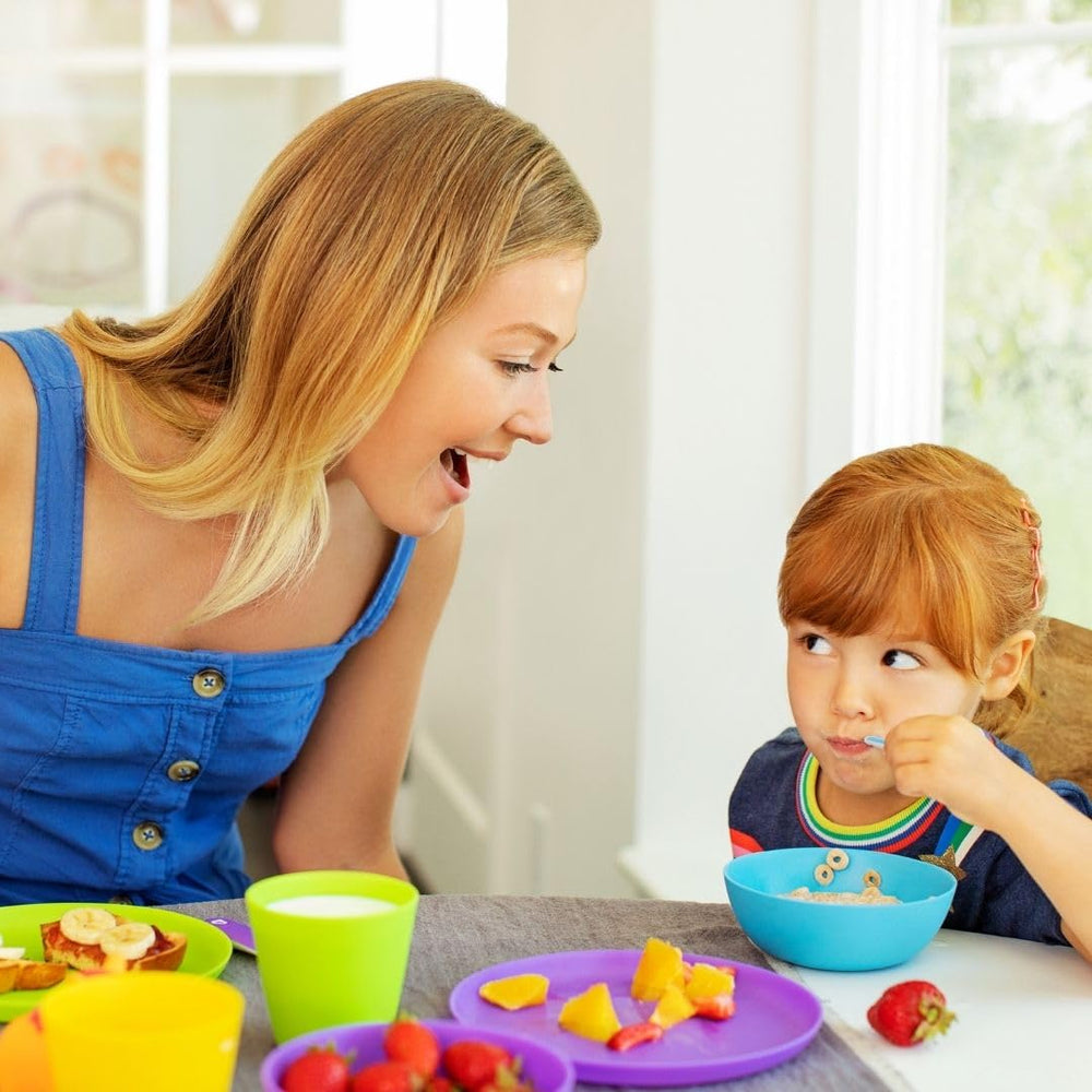 Munchkin bowls high sides aid easy toddler snacks