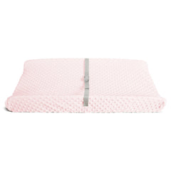 Munchkin changing pad cover is machine washable for quick cleanups.