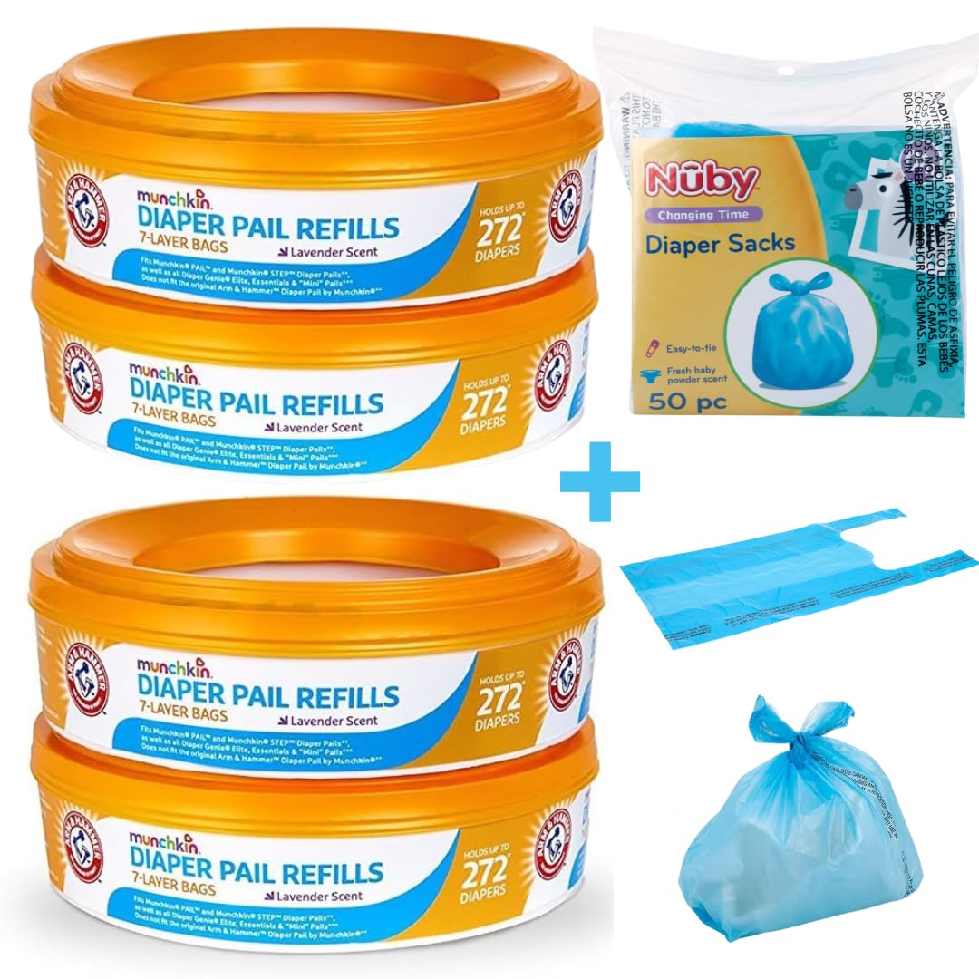 Munchkin durable leak-protection bags for mess-free use