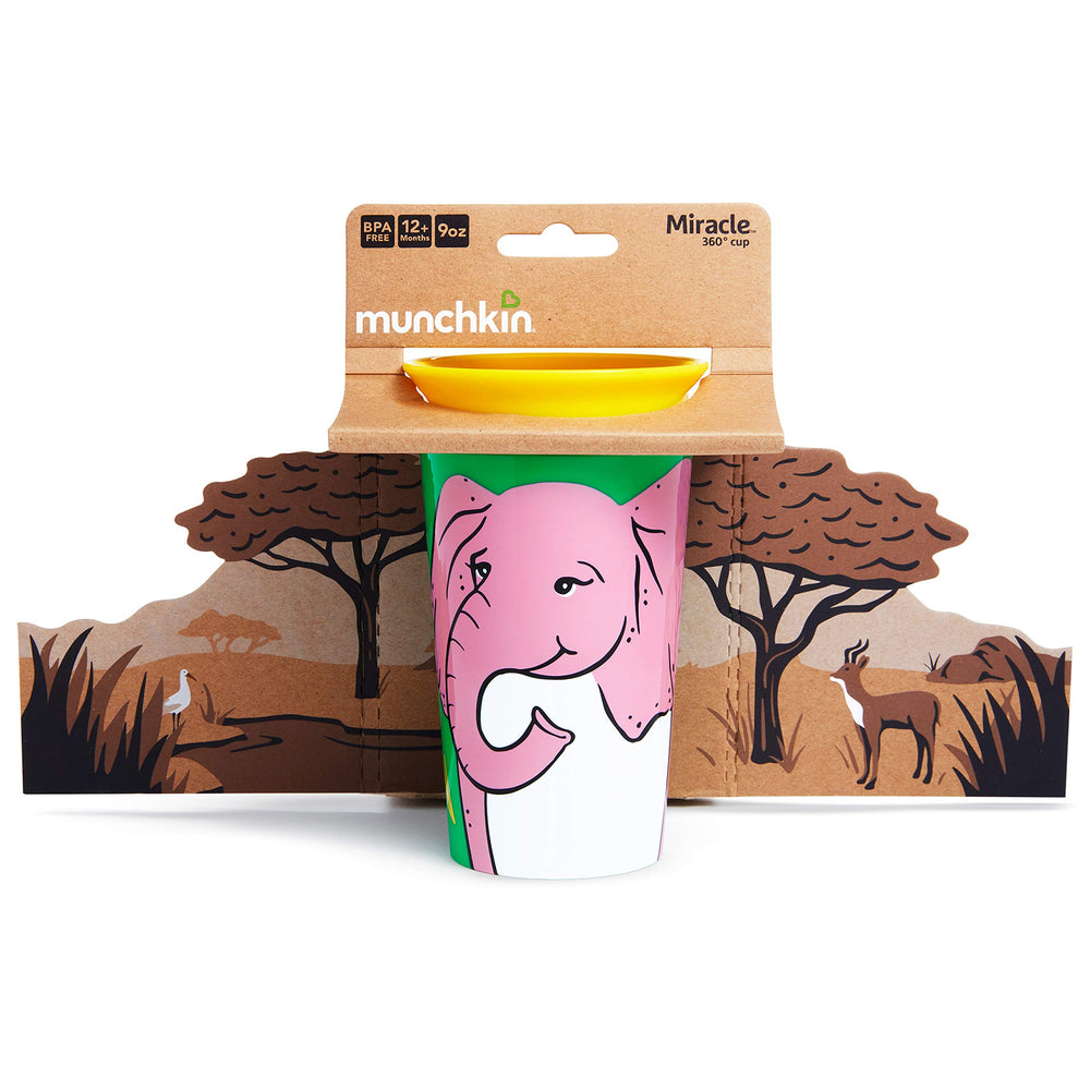 Munchkin Miracle 360 Wildlove 9 oz cup sized for toddlers and everyday use