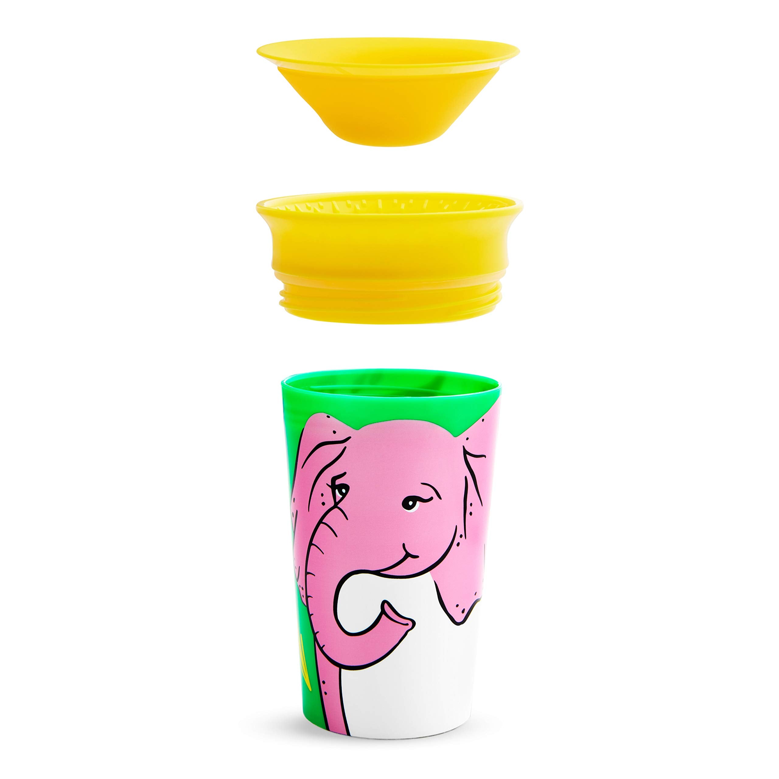 Munchkin Miracle 360 Wildlove packaging education panel teaches habitats