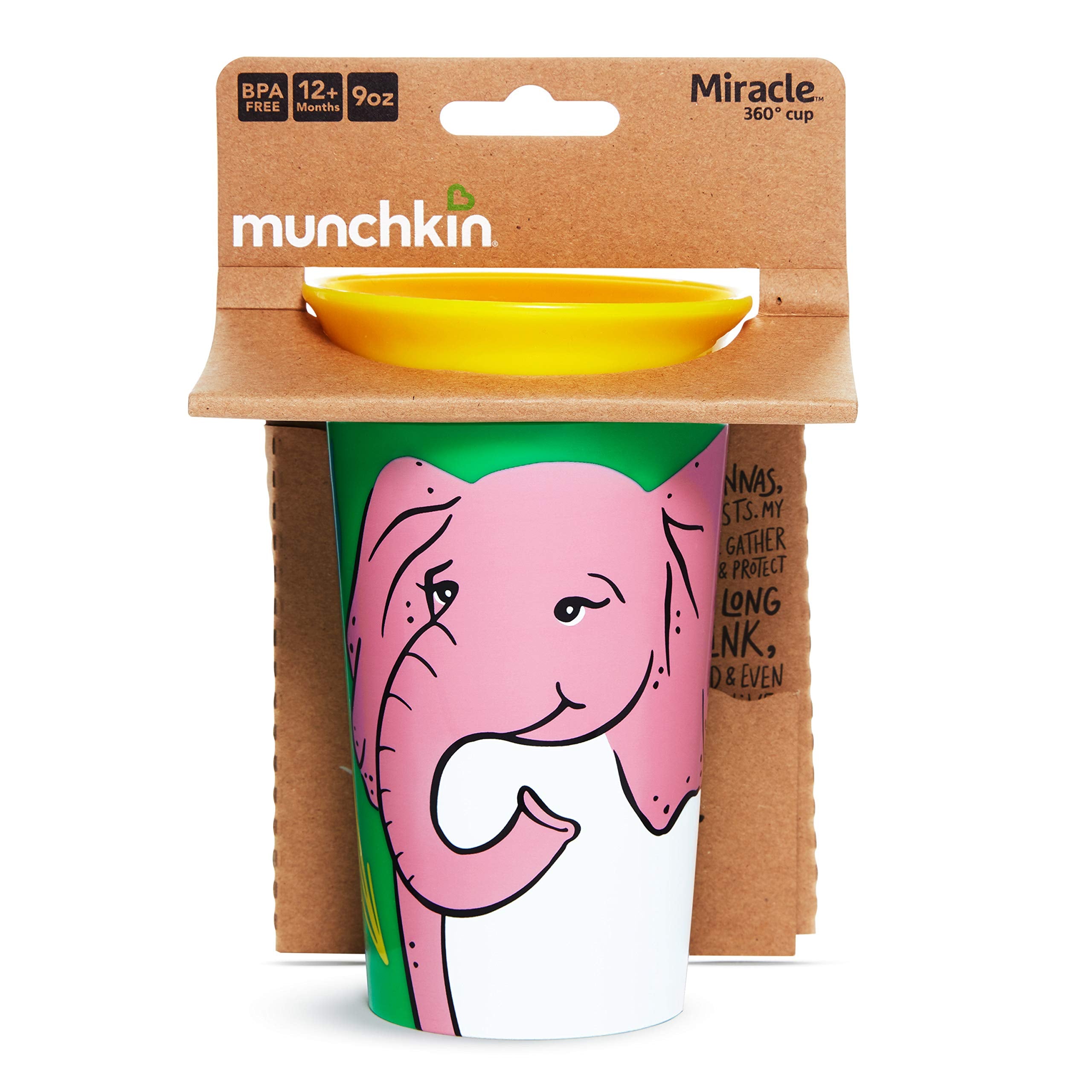 Munchkin Miracle 360 Wildlove recycled packaging highlights sustainability