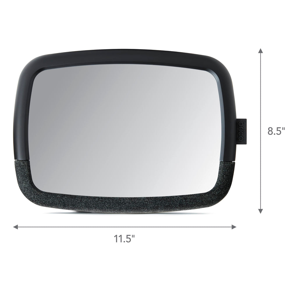 Munchkin pivot-360 mirror rotates for the perfect viewing angle while driving