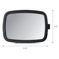 Munchkin pivot-360 mirror rotates for the perfect viewing angle while driving