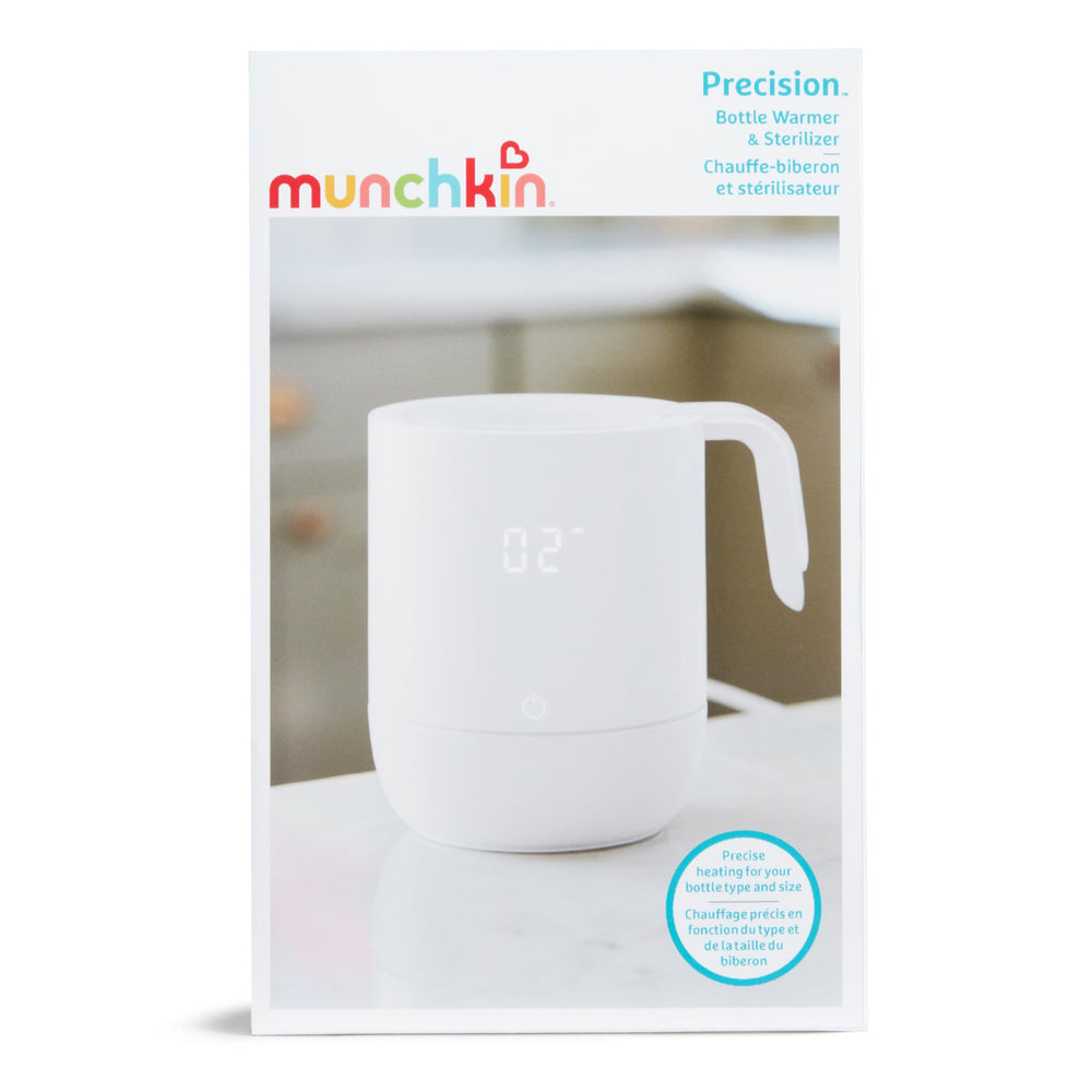 Munchkin Precision warms baby food jars and milk storage bags efficiently.