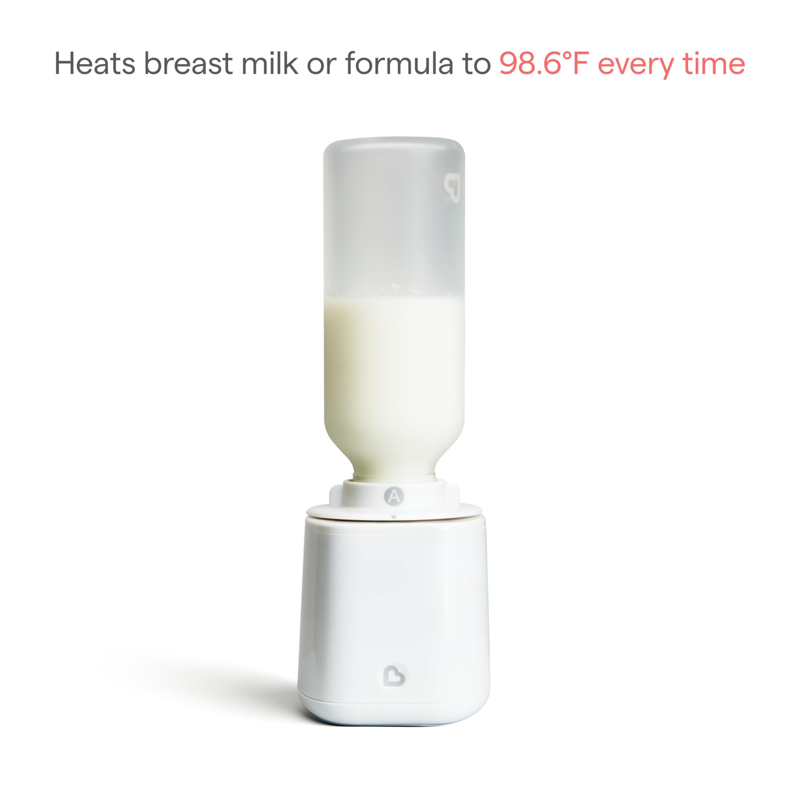 Munchkin Simple Touch Bottle Warmer one-touch start simplifies night feeding routines.