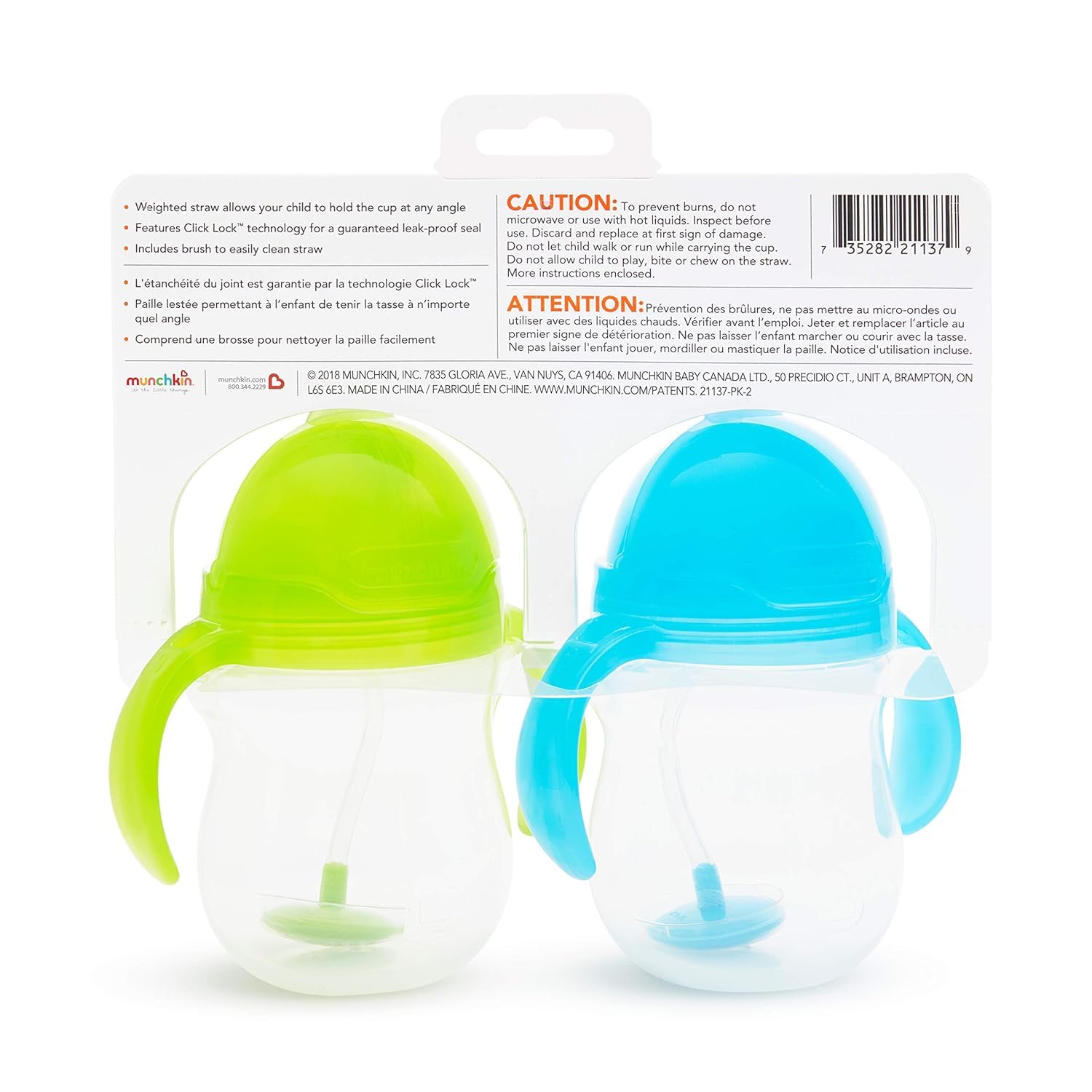 Munchkin toddler-sippy-cup on-the-go blue-green design fits small hands for travel